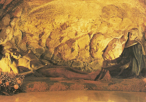 Cripta dell'Addolorata - La Madonna depone Gesù morto nel sepolcro