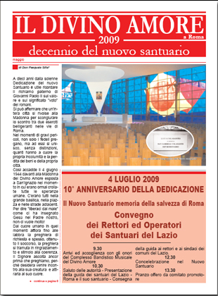 Il Giornale "Il Divino Amore a Roma - 2009"