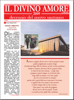Il Giornale "Il Divino Amore a Roma - 2009"