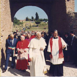 7 giugno 1987 - Seconda visita di Giovanni Paolo II al Santuario