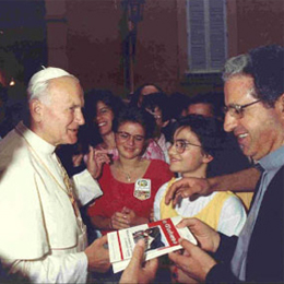 Incontri di Giovanni Paolo II con i Giovani delle Tendopoli mariane