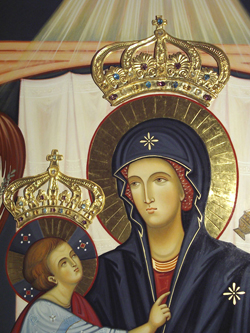 Icona venerata nel Nuovo Santuario