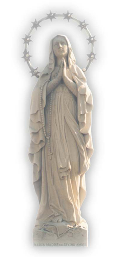 La Madonnina che sormonta l'Antico Santuario del Divino Amore