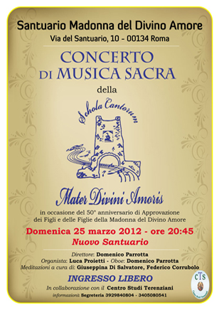 UN EVENTO MUSICALE AL SANTUARIO