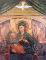 Antica icona della madonna del Divino Amore - antico Santuario