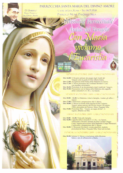 Missione Parrocchiale "Con Maria viviamo l'Eucarestia"