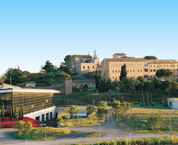 Veduta d'insieme del complesso del Divino Amore