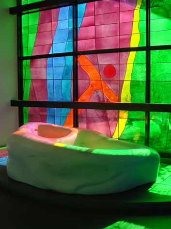 Vetrata artistica del Nuovo Santuario della Madonna del Divino Amore