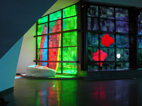 Vetrata artistica del Nuovo Santuario della Madonna del Divino Amore