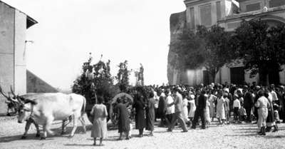 L'Antico Santuario in una foto d'epoca L'Antico Santuario in una foto d'epoca