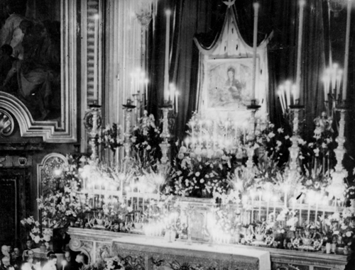 4 giugno 1944: Pio XII in preghiera per la salvezza di Roma davanti alla Madonna del Divino Amore
